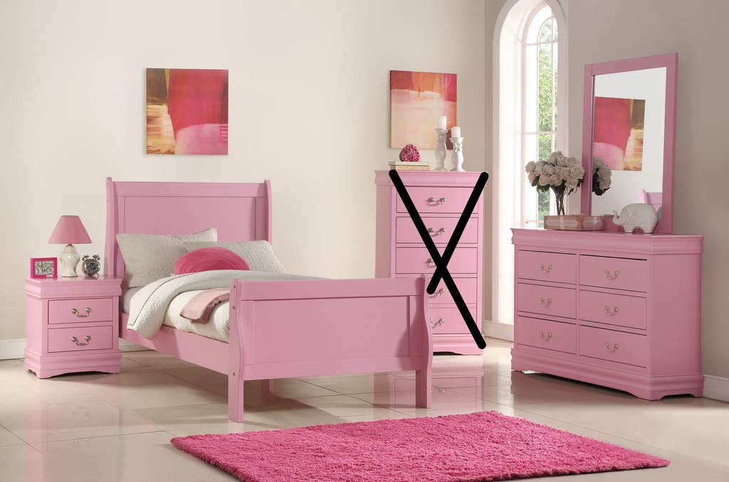 Kids pink bedroom set new arrivals