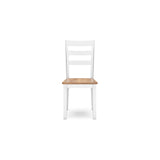 Set of 2 Gesthaven Contemporary Casual Dining Chair Kitchen Side Chair Solid Frame – Light Brown alternate view 5
