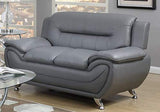 GTU Amazon B07V9YG5FV PT02 • GTU-P2702 — GTU Furniture Contemporary PU Leather Sofa & Loveseat Set, 2 Piece Sofa Set — Grey