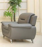 GTU Amazon B08129YL5F PT03 • GTU-U2702S+L+C — GTU Furniture Contemporary PU Leather Sofa & Loveseat Set, 2 Piece Sofa Set — 3pc Grey