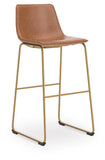 Set of 2 Bar Height Bar Stools, Color Collection, Kitchen Island Stool, Pub – alternate view 2