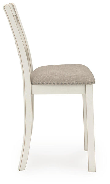 GTU Furniture Set of 2 Antique White Polyester Counter Height Bar Stools with X-Back, Pub