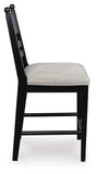 Set of 2 Wood Adjustable Height Bar Stools, Cushioned, Color Collection – alternate view 4