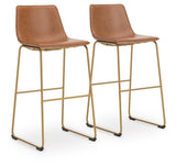 Set of 2 Bar Height Bar Stools, Color Collection, Kitchen Island Stool, Pub – product view