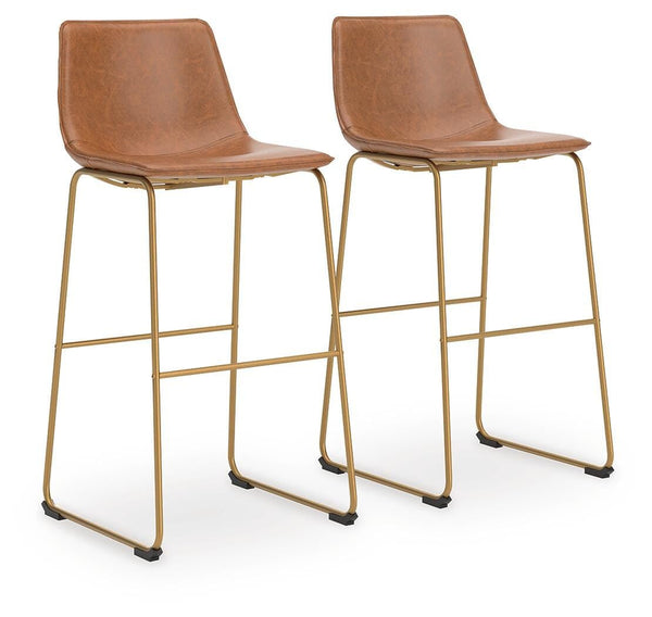 GTU Furniture Set of 2 Bar Height Bar Stools, Color Collection, Kitchen Island Stool, Pub