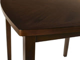 GTU Furniture 7-Piece/5-Piece Dixon Brown Finish Height-Grade Dining Room/Kitchen Table Set — Counter height for 4