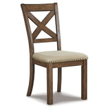 Set of 2 Moriville Traditional Glam Dining Chair Kitchen Side Chair Solid Frame Gray – alternate view 5