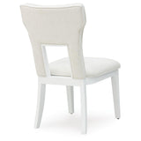 Set of 2 Chalanna Contemporary Glam Dining Chair Kitchen Side Chair Solid Frame White – alternate view 4