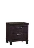 GTU Furniture Contemporary Styling Espresso Twin/Full/Queen/King Bedroom Set — Queen Size Bed / 6 Pc