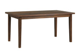 GTU Furniture 7-Piece/5-Piece Dixon Brown Finish Height-Grade Dining Room/Kitchen Table Set — Dining set for 6