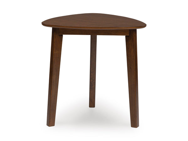 Casual Acacia Wood Rectangular 3-Piece Coffee Table Set, Cocktail Table with 2 Matching End Tables, Brown – alternate view 3