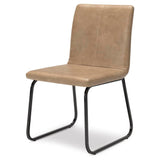 Set of 4 Pharwynn Rustic Industrial Dining Chair Kitchen Side Chair Solid Frame Antique Black – alternate view 3