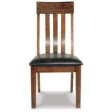 Set of 2 Ralene Traditional Rustic Dining Chair Kitchen Side Chair Solid Frame Medium Brown – alternate view 7