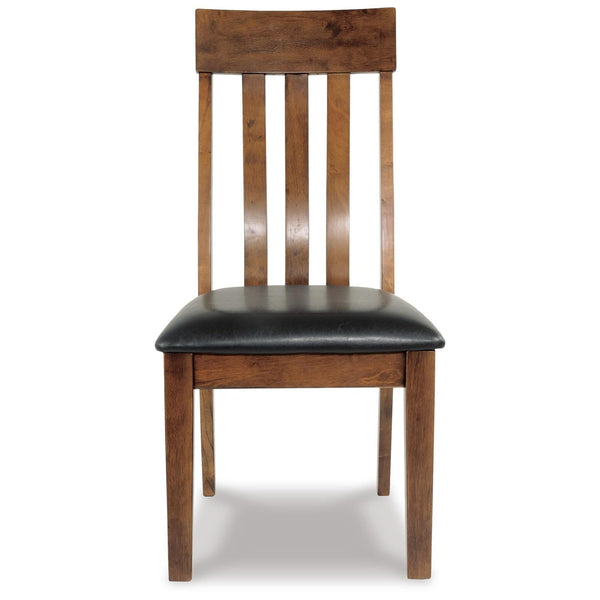 GTU Furniture Set of 2 Ralene Traditional Rustic Dining Chair Kitchen Side Chair Solid Frame Medium Brown