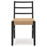 Set of 2 Isanti Organic Natural Modern Dining Chair Kitchen Side Chair Solid Frame Natural – alternate view 7