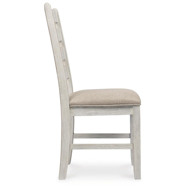 Set of 2 Skempton Farmhouse Transitional Dining Chair Kitchen Side Chair Solid Frame Grayish White – alternate view 6