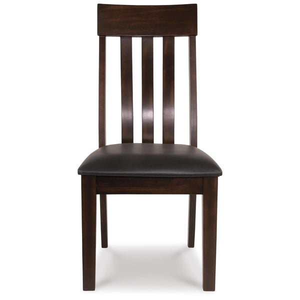 GTU Furniture Set of 2 Haddigan Traditional Rustic Dining Chair Kitchen Side Chair Solid Frame Dark Brown