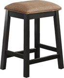GTU Amazon B0CW5YRVM9 PT01 • GTU-3416C — GTU Furniture 3/5PC Wood Counter Height Bar/Dining Set with Backless Barstools — 2PC-Black-Barstools Only