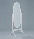 Crown Mark Cheval Mirror — White