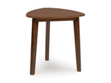 Casual Acacia Wood Rectangular 3-Piece Coffee Table Set, Cocktail Table with 2 Matching End Tables, Brown – alternate view 7