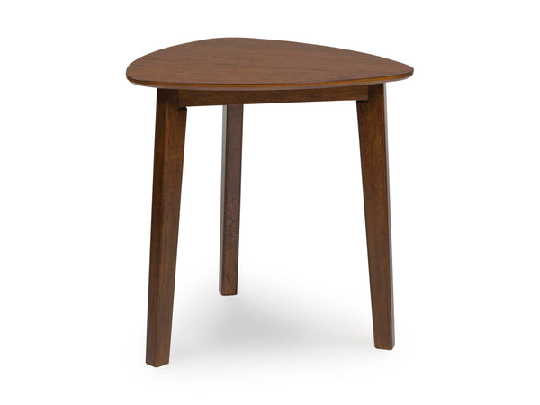 Casual Acacia Wood Rectangular 3-Piece Coffee Table Set, Cocktail Table with 2 Matching End Tables, Brown – alternate view 7