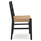 Set of 2 Isanti Organic Natural Modern Dining Chair Kitchen Side Chair Solid Frame Natural – alternate view 9