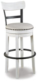 Bar Height Swivel Bar Stools, Color Collection, Kitchen Island Stool, Pub – White product view