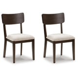 Set of 2 Mallenette Retro Traditional Dining Chair Kitchen Side Chair Solid Frame Merlot Red – alternate view 2