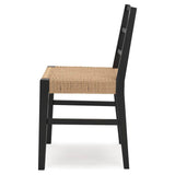 Set of 2 Isanti Organic Natural Modern Dining Chair Kitchen Side Chair Solid Frame Natural – alternate view 8