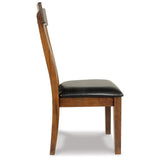 Set of 2 Ralene Traditional Rustic Dining Chair Kitchen Side Chair Solid Frame Medium Brown – alternate view 9