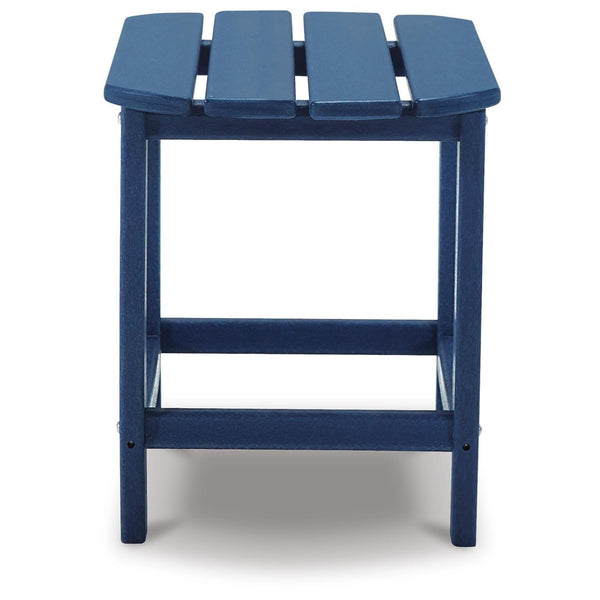 Contemporary High Density Polyethylene Rectangular Outdoor End Table, Color Collection, for Patio – alternate view 5