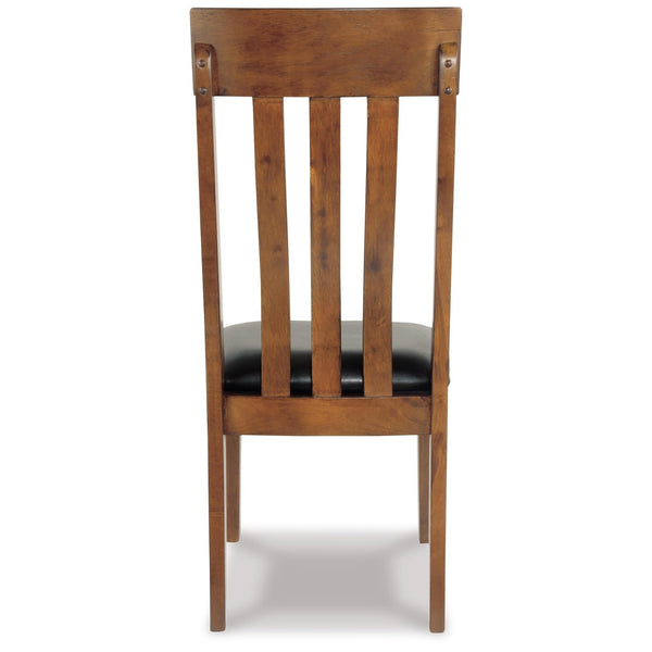 GTU Furniture Set of 2 Ralene Traditional Rustic Dining Chair Kitchen Side Chair Solid Frame Medium Brown