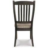 Set of 2 Tyler Creek Industrial Farmhouse Dining Chair Kitchen Side Chair Solid Frame Black – alternate view 5