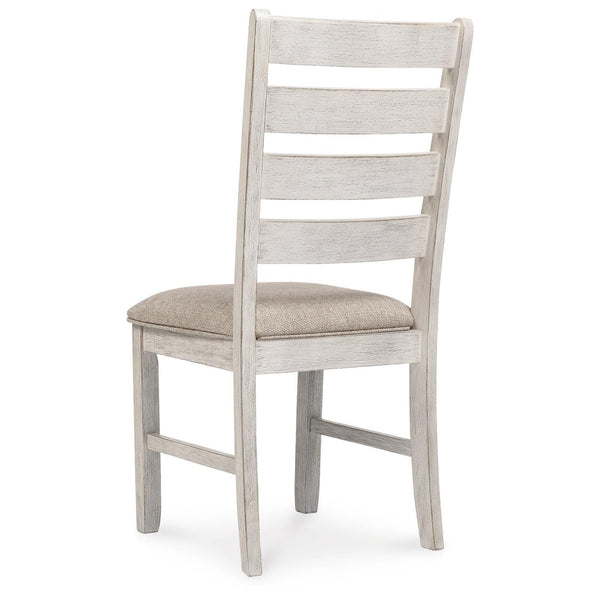 Set of 2 Skempton Farmhouse Transitional Dining Chair Kitchen Side Chair Solid Frame Grayish White – alternate view 4