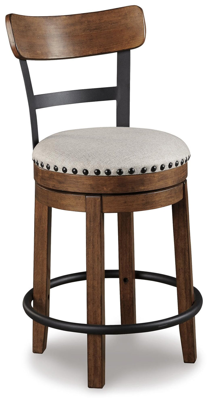 Swivel Bar Stools, Color Collection, Counter Height, Kitchen Island Stool – Brown product view