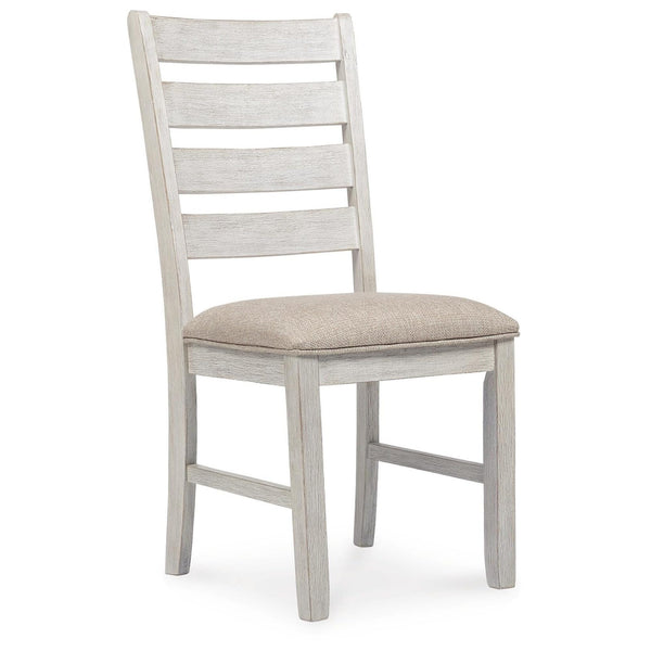 Set of 2 Skempton Farmhouse Transitional Dining Chair Kitchen Side Chair Solid Frame Grayish White – alternate view 7