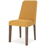 Set of 2 Lyncott Mid-Century Modern Dining Chair Kitchen Side Chair Solid Frame – Mustard Brown product view