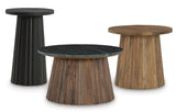 Sleek Wood Square Accent Table, Black Finish, for Living Room – alternate view 6