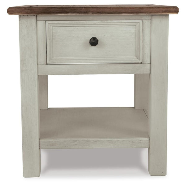 Everyday Oak Rectangular End Table, with Storage Drawer, Two-Tone Finish, for Living Room – alternate view 5