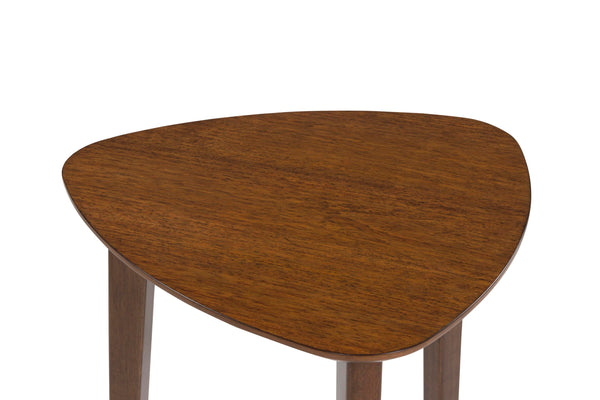 Casual Acacia Wood Rectangular 3-Piece Coffee Table Set, Cocktail Table with 2 Matching End Tables, Brown – alternate view 8