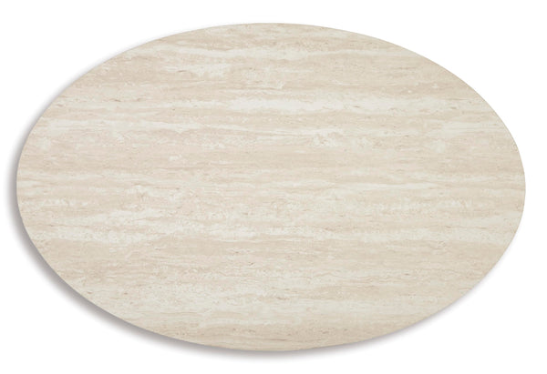 Contemporary Faux Marble Rectangular 3-Piece Coffee Table Set, Cocktail Table with 2 Matching End Tables – alternate view 5