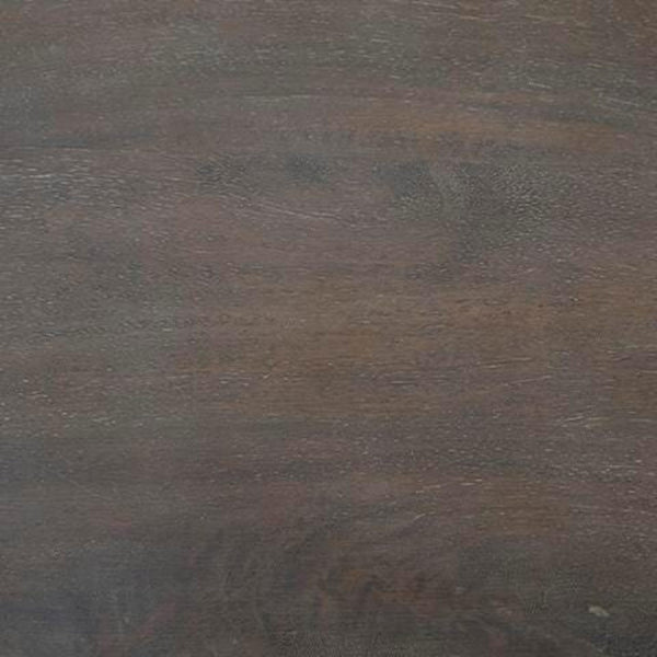 Contemporary Mango Wood Rectangular Accent Table, Brown / Black Finish, for Living Room – alternate view 6