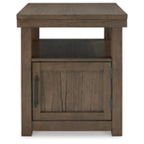 Everyday Acacia Rectangular End Table, with Open Shelf, Brown Finish, for Living Room – alternate view 5