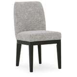 Set of 2 Burkhaus Contemporary Sleek Dining Chair Kitchen Side Chair Solid Frame Dark Brown – GTU-D984-01 alternate view 3