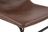 Set of 2 Centiar Industrial Modern Dining Chair Kitchen Side Chair Solid Frame Dark Brown – alternate view 4