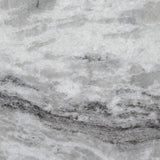 Contemporary Marble Square Accent Table, Gray Finish, for Living Room – alternate view 5