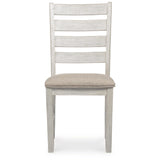 Set of 2 Skempton Farmhouse Transitional Dining Chair Kitchen Side Chair Solid Frame Grayish White – alternate view 5