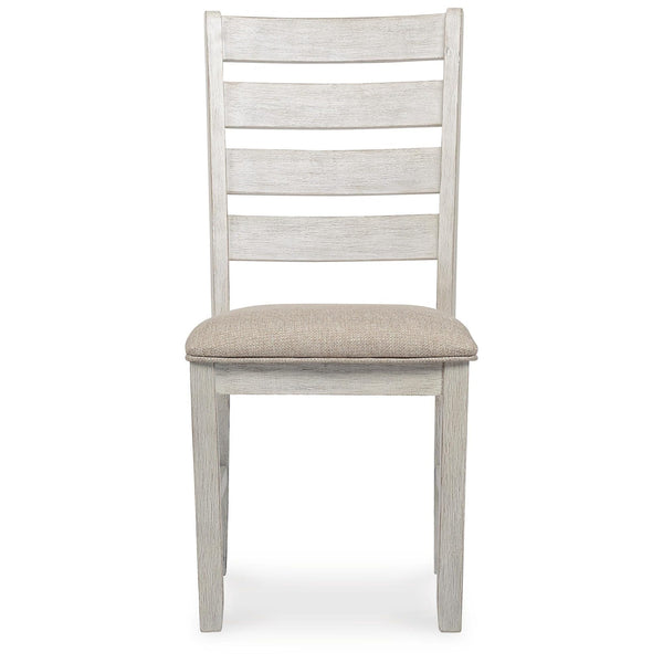 Set of 2 Skempton Farmhouse Transitional Dining Chair Kitchen Side Chair Solid Frame Grayish White – alternate view 5