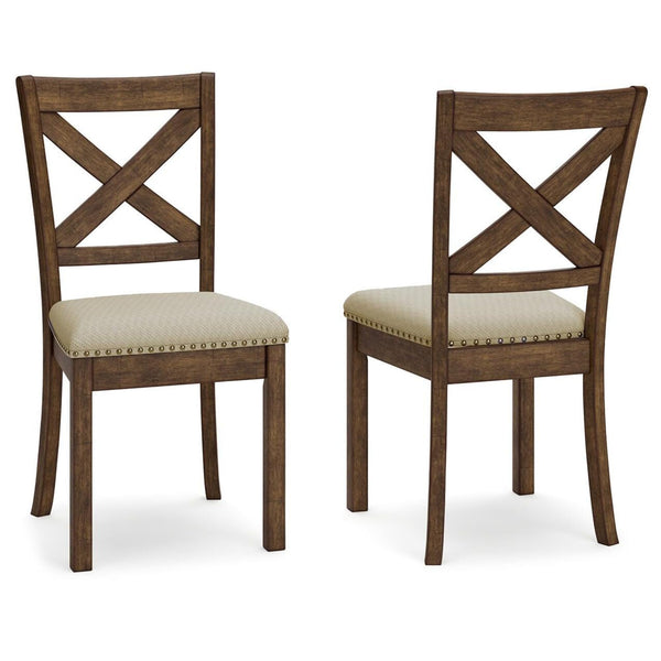Set of 2 Moriville Traditional Glam Dining Chair Kitchen Side Chair Solid Frame Gray – alternate view 2