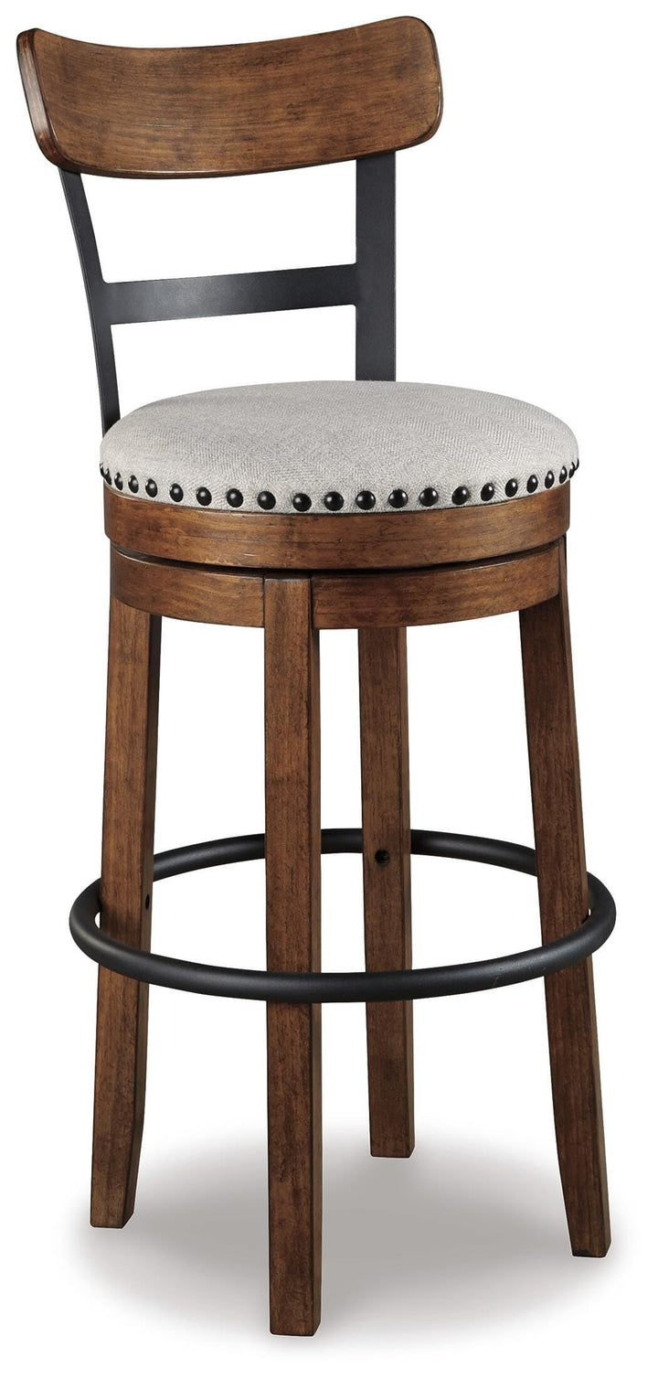 Bar Height Swivel Bar Stools, Color Collection, Kitchen Island Stool, Pub – Brown product view